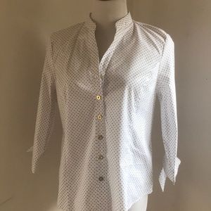 Anne Klein Button Button Down Blouse